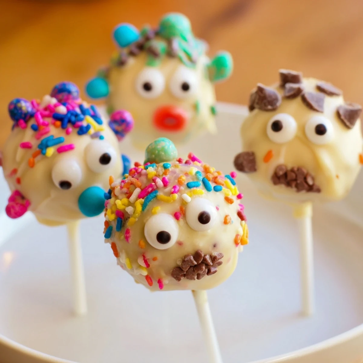 Deliciously sweet and playful cake pops, coated in cinnamon sugar for festive fun.