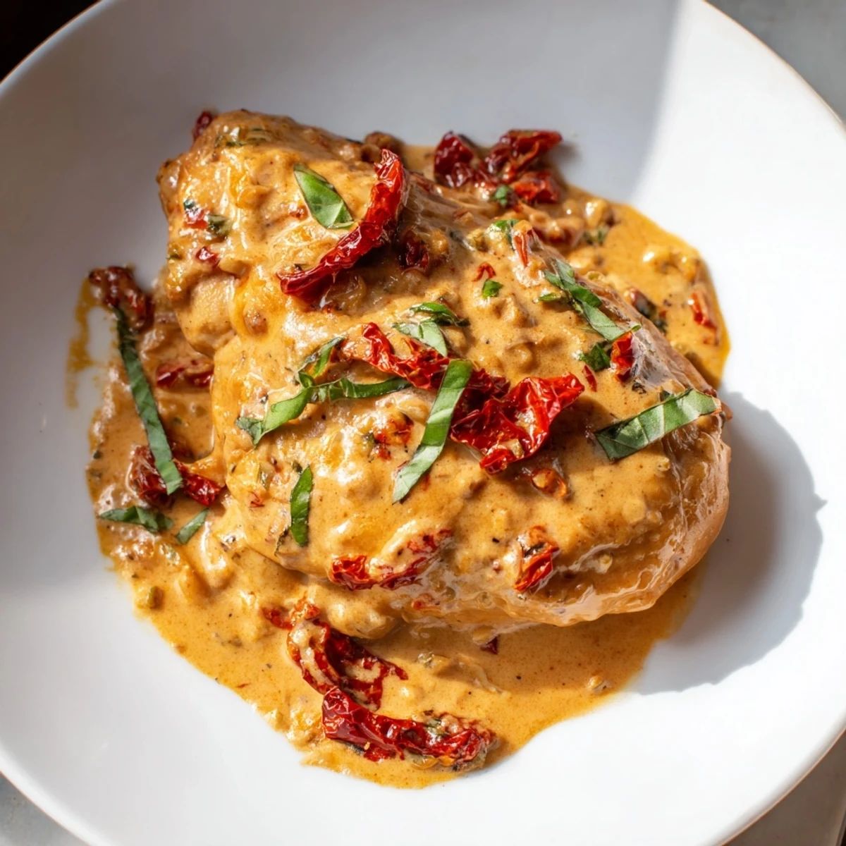 Golden, tender Marry Me Chicken Thighs smothered in creamy tomato sauce, perfect for a cozy weeknight.