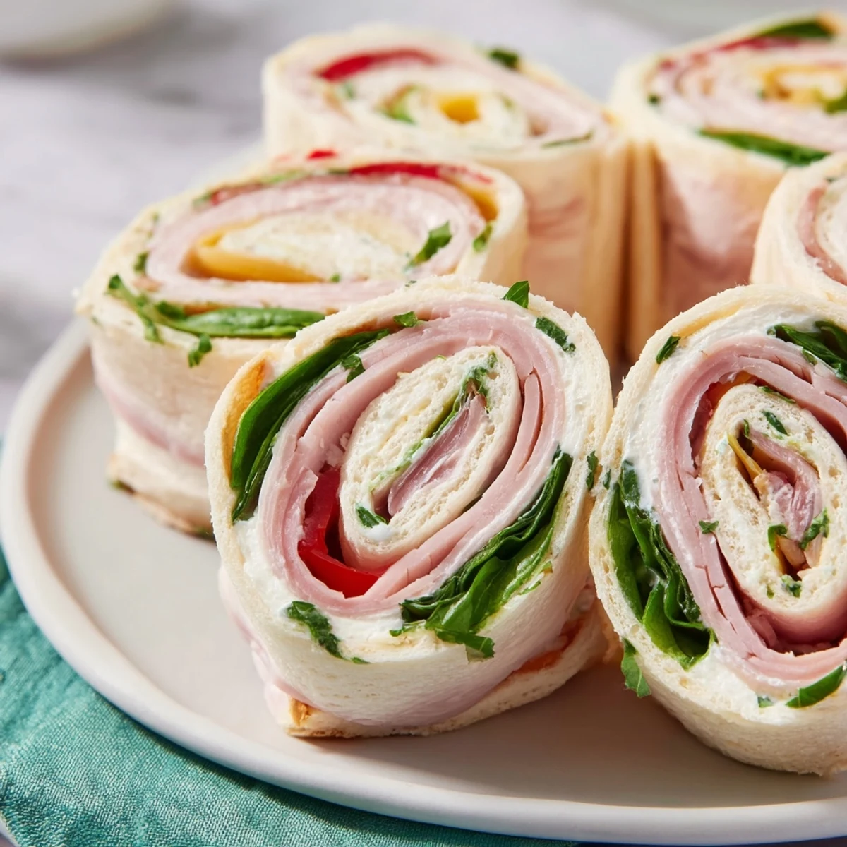 Golden star-shaped party sandwiches, a vibrant assortment of deli meats and cheeses for a crowd.