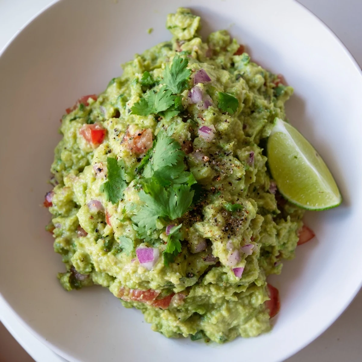 This easy Edamame Guacamole recipe features a vibrant mix of fresh ingredients, perfect for dipping or spreading.