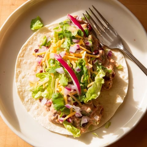 Cranberry Jalapeño Dip Tacos