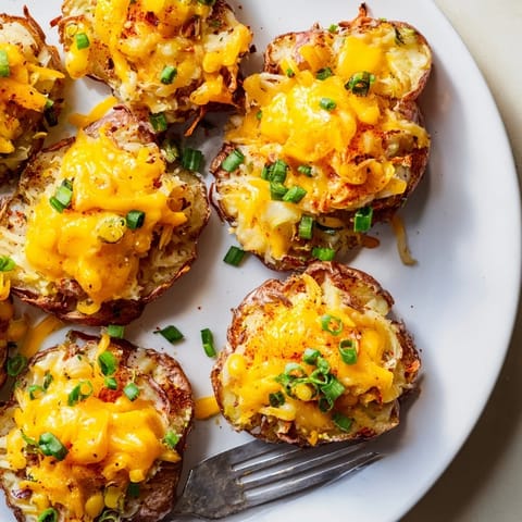 Golden-brown Smashed Green Onion Potato Bombs, perfect for sharing at gatherings.  
