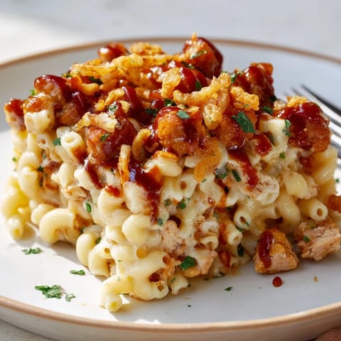 Honey BBQ Chicken Mac Cheese