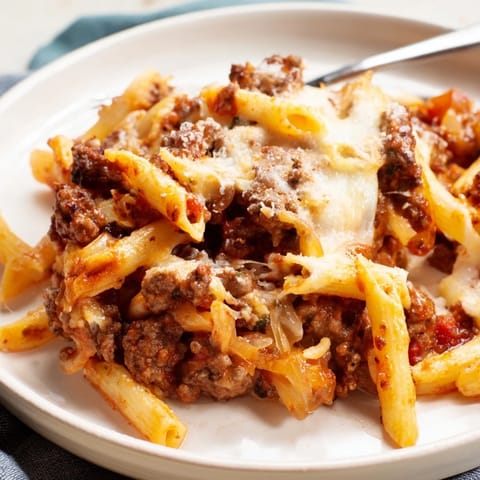 Cheesy Beef Penne Bake #94