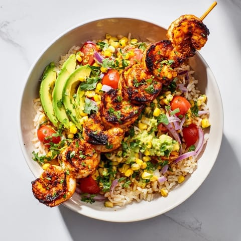 Easy Grilled Shrimp Bowl