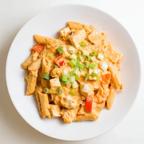 Buffalo Chicken Pasta Skillet