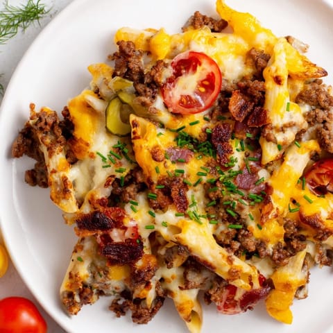Bacon Cheeseburger Pasta Bake #118