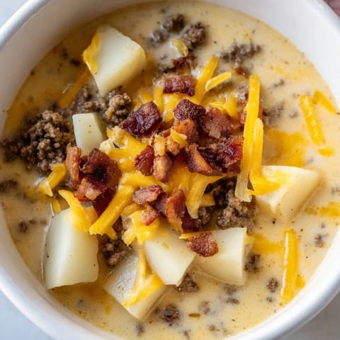 Crockpot Cheeseburger Soup #170