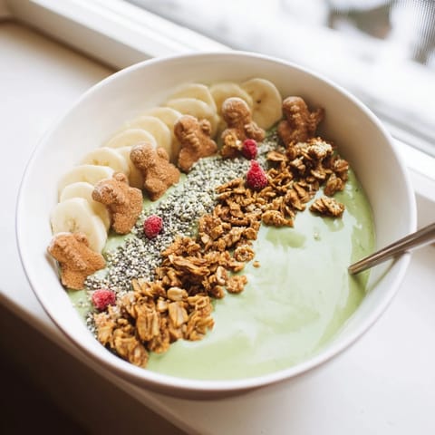 Gingerbread Matcha Breakfast Bowl