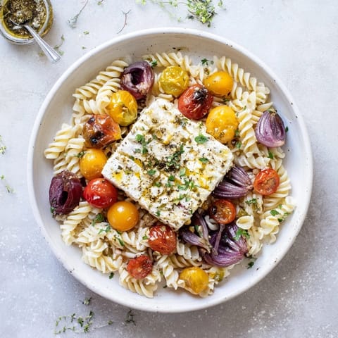 Baked Feta Cherry Tomato Pasta #202