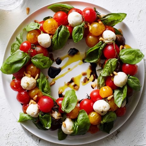 Cherry Tomato Basil Ring