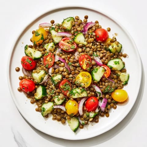 Lentil Salad with Vinaigrette