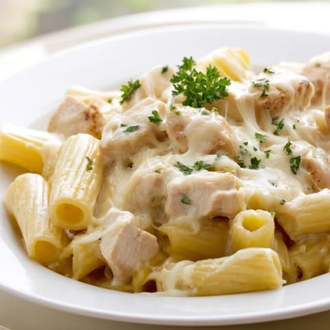 Chicken Alfredo Bake