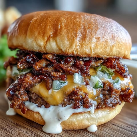 Mini smash burger rolls on a platter with melted cheese, pickles, and onions, perfect for parties or game day snacking.