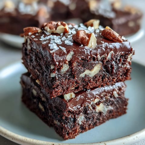 Fudgy sourdough discard brownies with creamy peanut butter swirl baked to perfection in a square pan. Rich chocolate meets tangy sourdough for a moist, decadent treat.