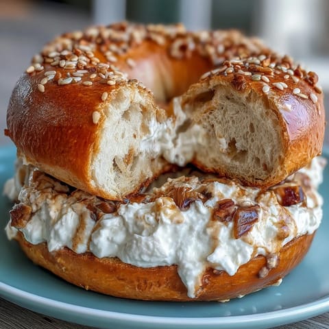 High-Protein Bagels Greek Yogurt