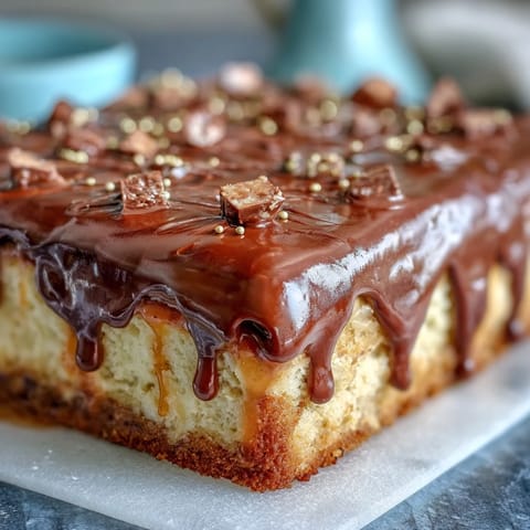 Gold drip graduation sheet cake with mortarboard topper, golden chocolate drips flowing down the sides.