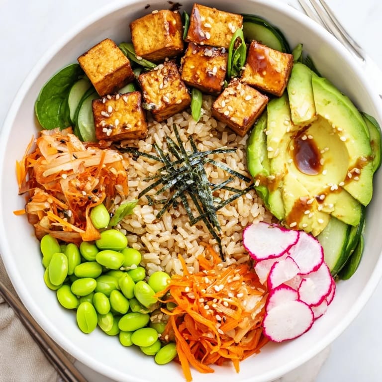 Nourishing fermented vegetable bowl featuring tangy kimchi and crunchy seasonal veggies.