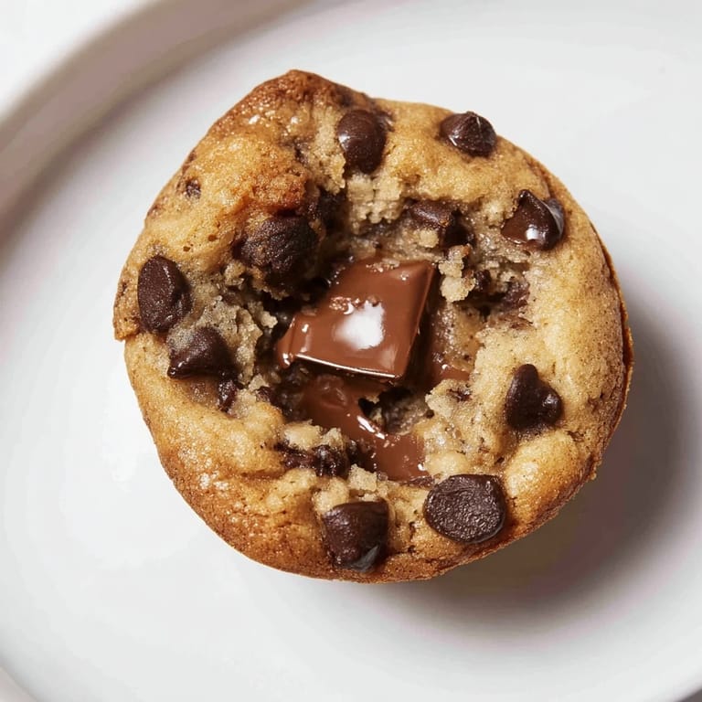 Warm Air Fryer Gooey Cookie Cups with melted chocolate offer a delightful, irresistible dessert experience.