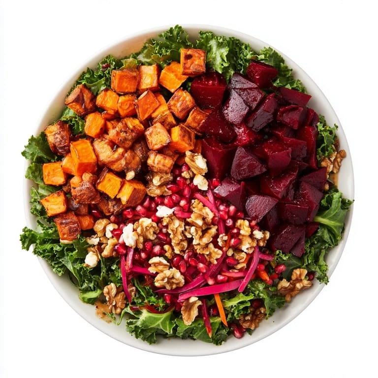 Flavorful Hot Girl Winter Salad with vibrant colors and a tangy citrus dressing.