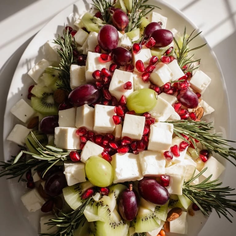 This colorful Festive Holiday Tree Appetizer Platter, loaded with goodies, is perfect for entertaining guests.