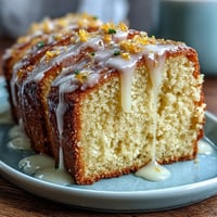 A moist Limoncello pound cake with a tangy lemon glaze, perfect for spring celebrations and citrus lovers.